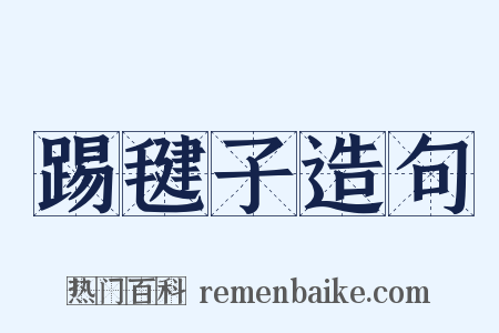 踢毽子造句是什么意思的图片